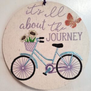 It's All About the Journey - Blue Bike